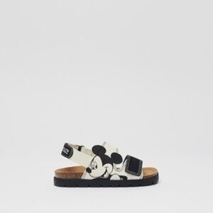 Zara Baby × Disney Mickey Mouse Sandals - Black and White Size 23 (7 US)